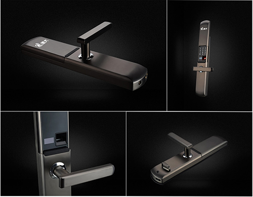 德犬H1滑蓋指紋密碼鎖 德犬智能鎖 優質高端滑蓋指紋鎖