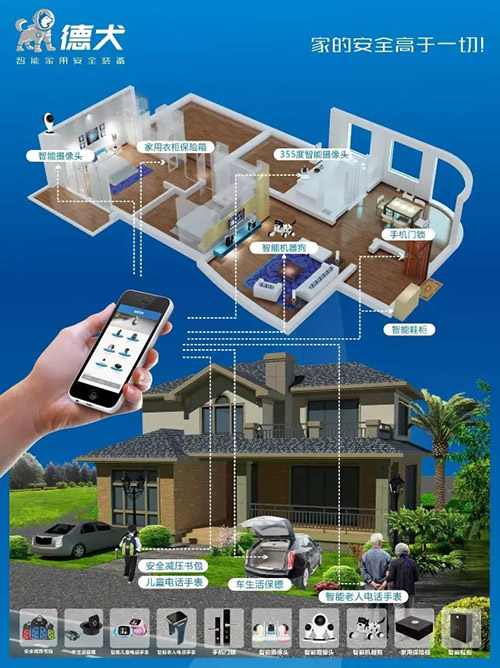 跟上蓋茨的步伐，用德犬智能安全裝備布置一個家