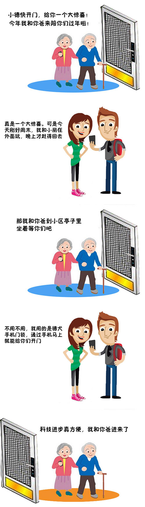 德犬手機門鎖之初體驗(漫畫) 德犬手機門鎖之初體驗(漫畫)