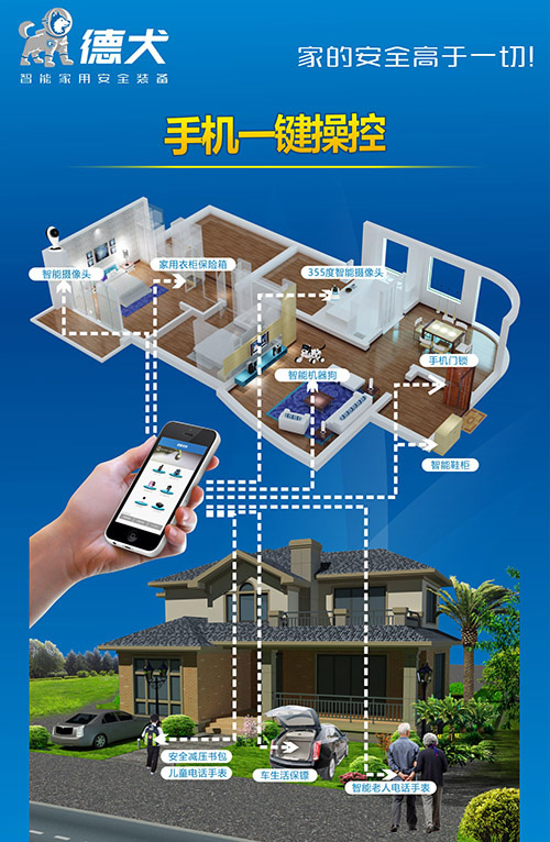 德犬智能家用安全裝備,智慧生活零距離 德犬智能家用安全裝備,智慧生活零距離
