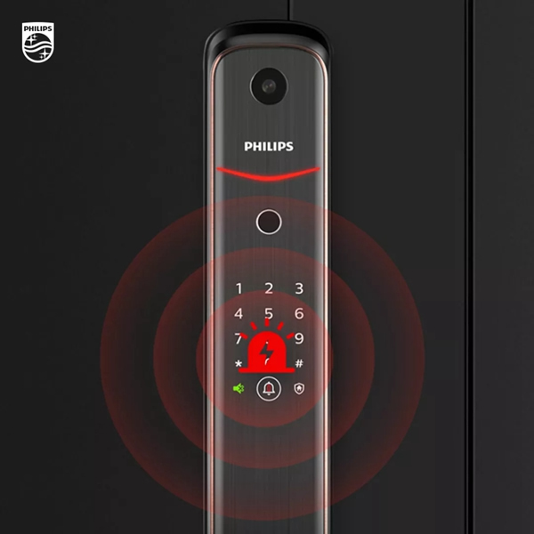 飛利浦智能鎖：貓眼、門鈴、門鎖功能三合一！