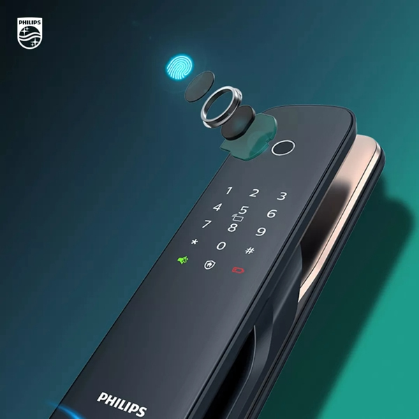 飛利浦智能鎖自動解鎖,一握即開