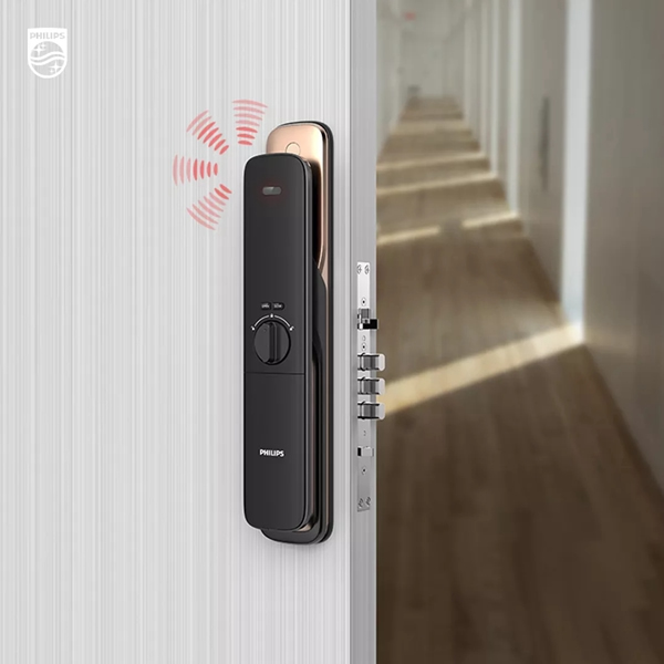 飛利浦智能鎖自動解鎖,一握即開