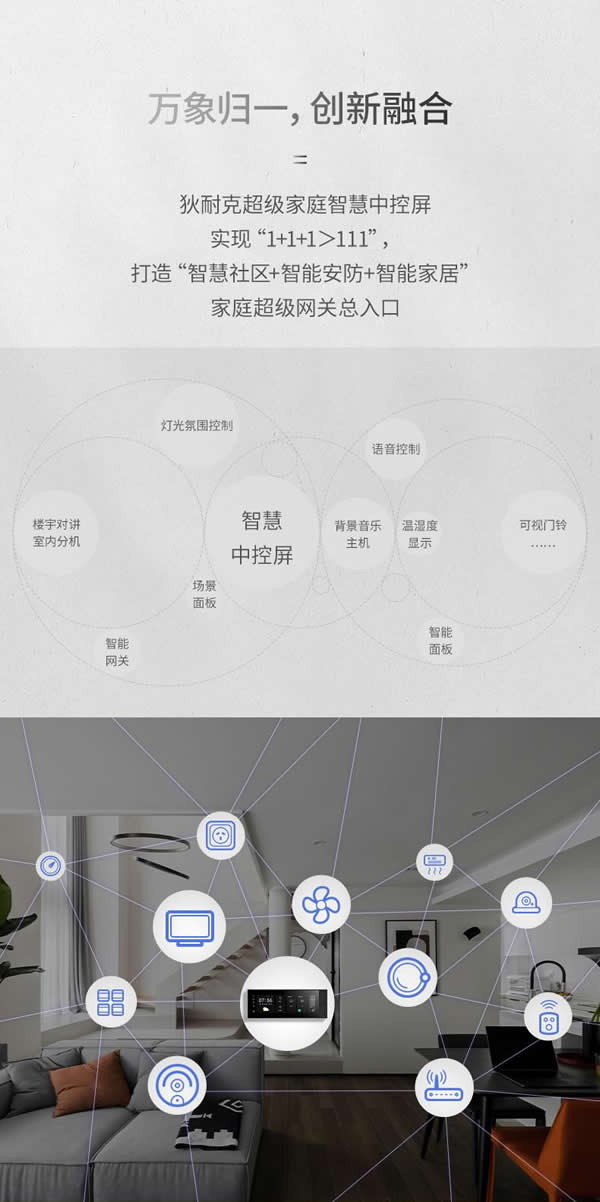 狄耐克超級家庭智慧中控屏耀世首發 狄耐克超級家庭智慧中控屏耀世首發