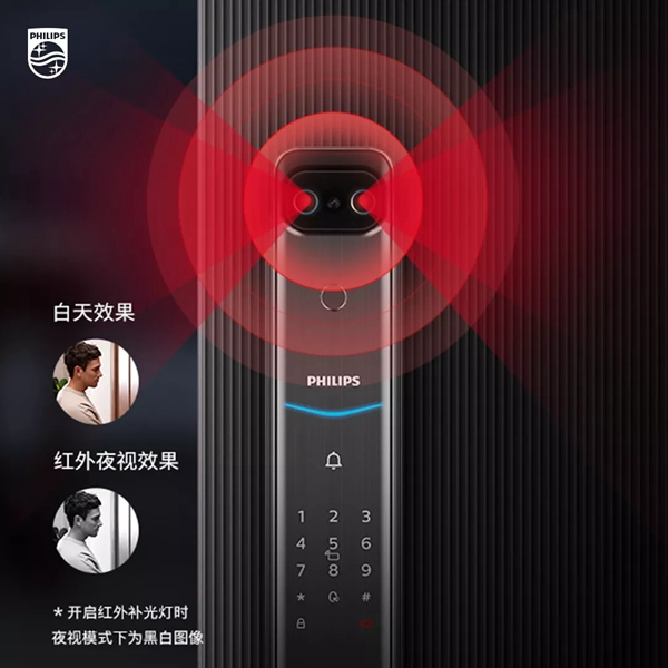 飛利浦智能鎖DDL708-VP雙重可視,為你全景護(hù)家