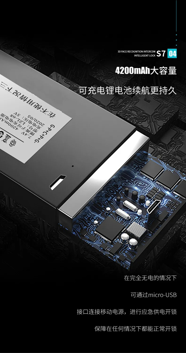 因特智能鎖新品·S7:3D人臉識(shí)別全功能對(duì)講鎖,耀目登場(chǎng) 因特智能鎖新品·S7:3D人臉識(shí)別全功能對(duì)講鎖,耀目登場(chǎng)