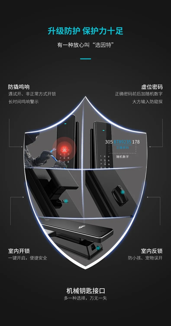 因特智能鎖新品·S7:3D人臉識(shí)別全功能對(duì)講鎖,耀目登場(chǎng) 因特智能鎖新品·S7:3D人臉識(shí)別全功能對(duì)講鎖,耀目登場(chǎng)