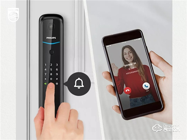 貓眼、門鈴、門鎖功能三合一！有ta就夠了