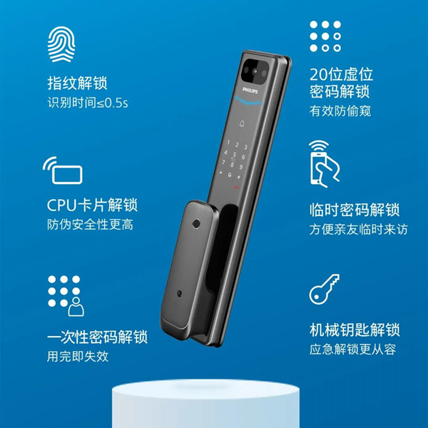 飛利浦智能鎖-漲知識(shí)!智能鎖的鑰匙孔為什么要隱藏起來?