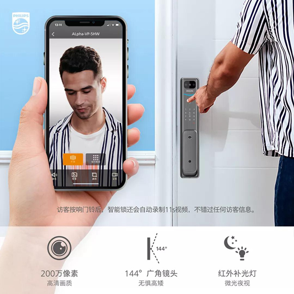 升級(jí)揭秘!新一代飛利浦Alpha-V(P)可視智能鎖到底有何不同?