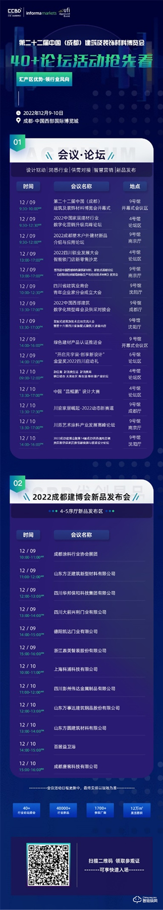 12月9日開幕  2022中國成都建博會有“您”更精彩 12月9日開幕  2022中國成都建博會有“您”更精彩