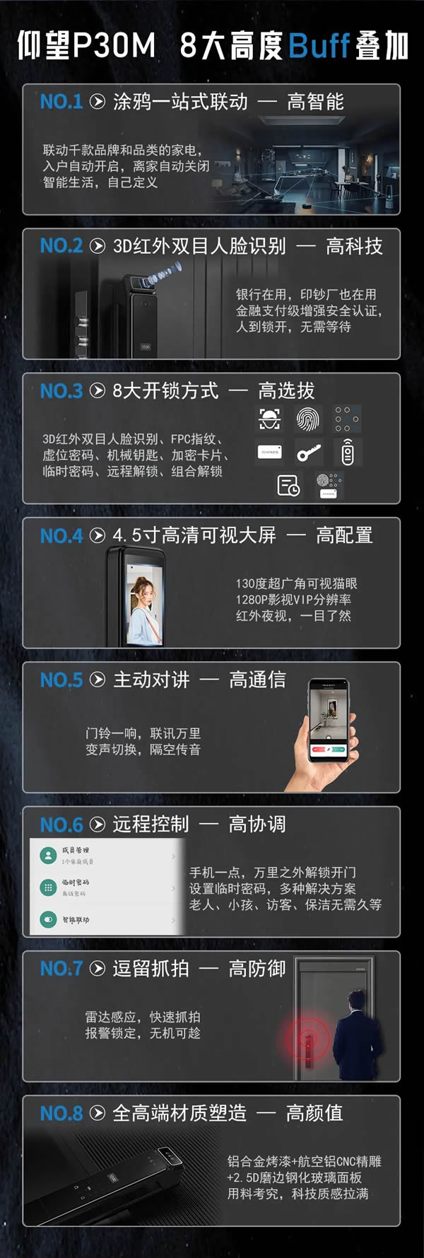 忠恒仰望P30M智能鎖 | 全屋智能聯動 忠恒仰望P30M智能鎖 | 全屋智能聯動