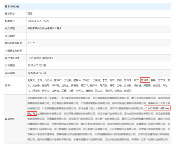 專注締造專業丨匯泰龍獲“標準起草單位”、“標準起草人”五項榮譽! 專注締造專業丨匯泰龍獲“標準起草單位”、“標準起草人”五項榮譽!