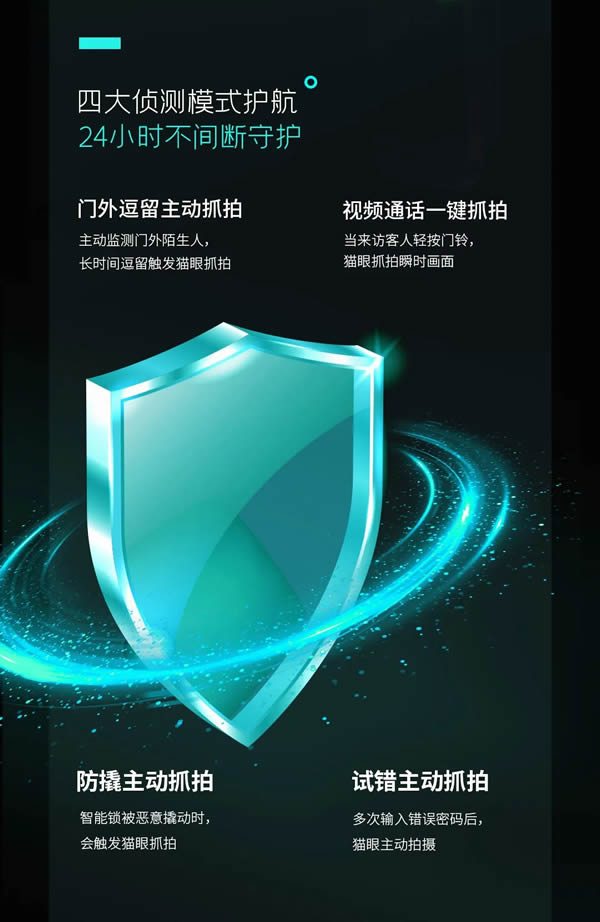 亞太天能·新品首發 | 智屏貓眼全自動智能鎖A9p震撼上市！
