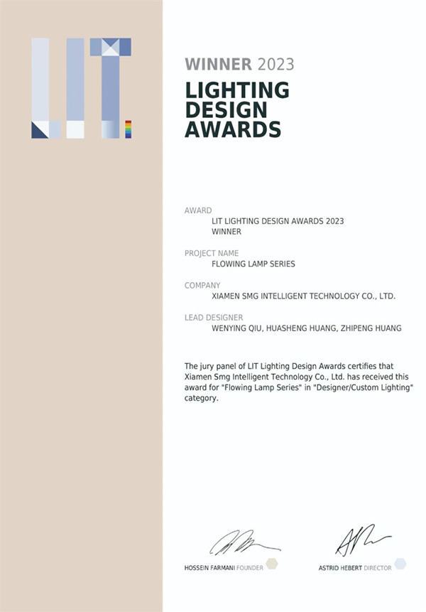 思碼光云霞系列智能落地?zé)魳s膺美國LIT照明設(shè)計獎 思碼光云霞系列智能落地?zé)魳s膺美國LIT照明設(shè)計獎