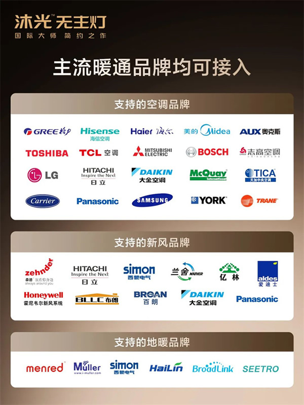 新品首發 | 沐光MOS系統，升級智控空調、新風、地暖