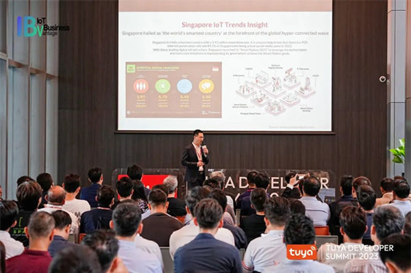 涂鴉持續(xù)拓展IoT互聯(lián)應用場景,TUYA開發(fā)者大會(新加坡)加速構建IoT生態(tài) 涂鴉持續(xù)拓展IoT互聯(lián)應用場景,TUYA開發(fā)者大會(新加坡)加速構建IoT生態(tài)