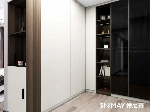 淺指智能鎖定制衣柜案例,輕奢玻璃配衣柜真的絕了_10