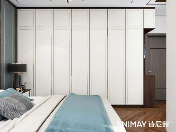 淺指智能鎖定制衣柜案例,輕奢玻璃配衣柜真的絕了_22