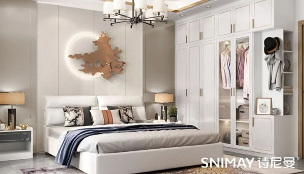 淺指智能鎖定制衣柜案例,輕奢玻璃配衣柜真的絕了_23