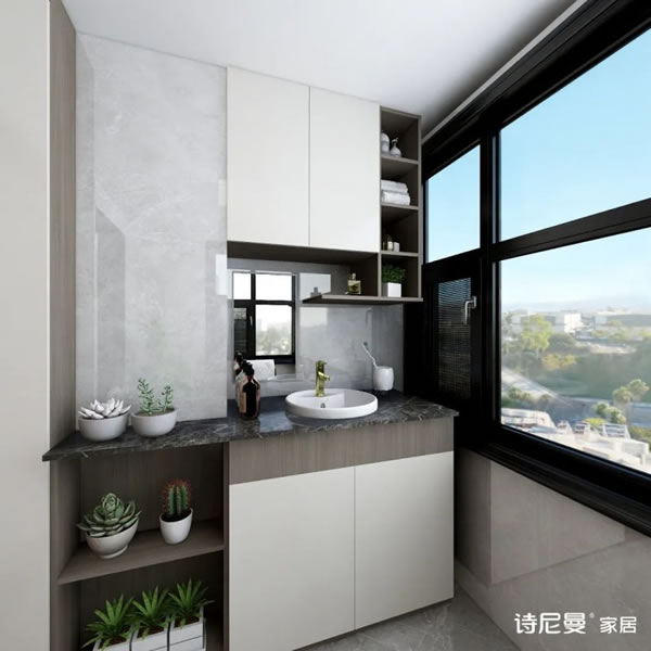 淺指智能鎖50個陽臺柜設計,滿足你所有需求足_24