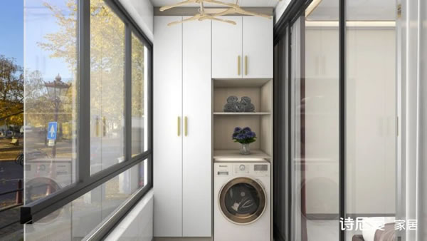 淺指智能鎖50個陽臺柜設計,滿足你所有需求足_34