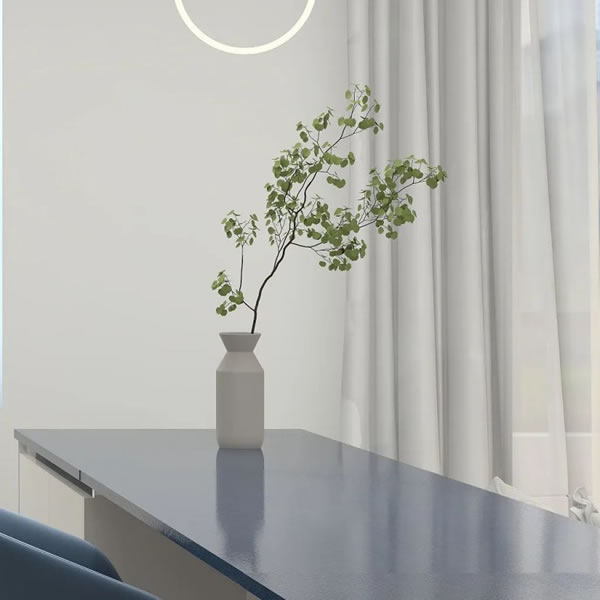 淺指智能鎖98㎡極簡兩居室,打造輕盈質(zhì)感家居_3