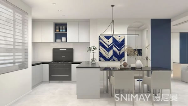 淺指智能鎖98㎡極簡兩居室,打造輕盈質(zhì)感家居_13