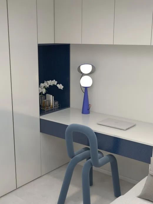 淺指智能鎖98㎡極簡兩居室,打造輕盈質(zhì)感家居_17