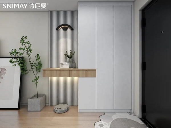 淺指智能鎖玄關(guān)柜設(shè)計(jì),0.5㎡也能打造完美方案_4