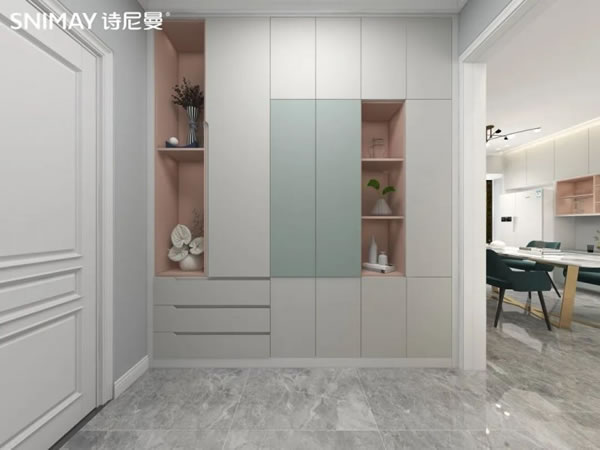 淺指智能鎖玄關(guān)柜設(shè)計(jì),0.5㎡也能打造完美方案_6
